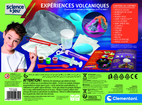 Expériences volcaniques - Clementoni - Science & Jeu - Jeux Scientifiques