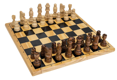 Coffret Echecs En Bois - Jeux de société classique et stratégie - Tactic