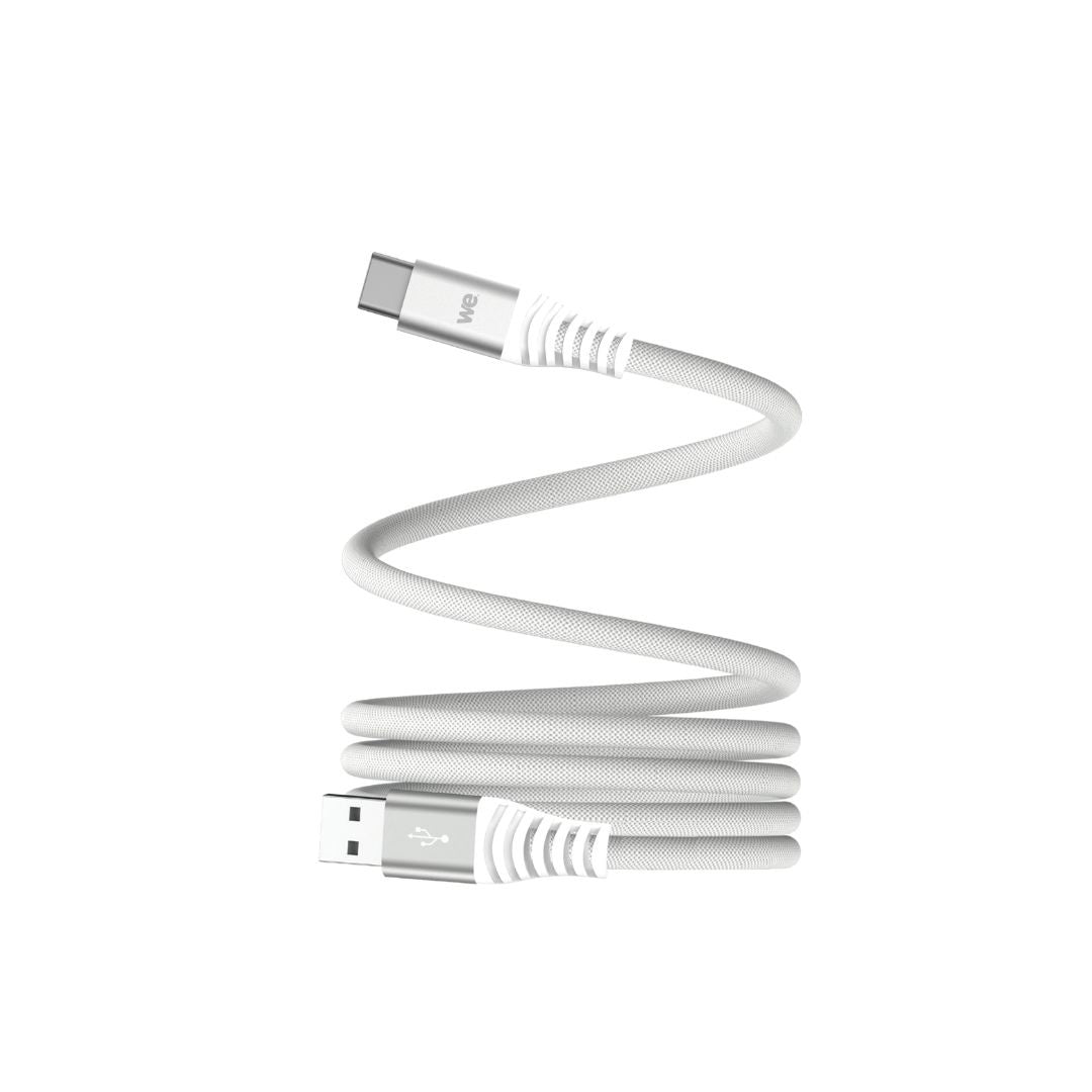 c ble USB/USB-C magnétique, USB2,0 - 20V/3A 60W max, 1mètre blanc