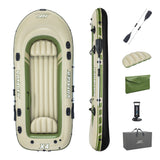 BATEAU GONFLABLE VOYAGERA© X4 SET HYDRO-FORCEA©, 350 X 145 CM, 4 ADULTES
