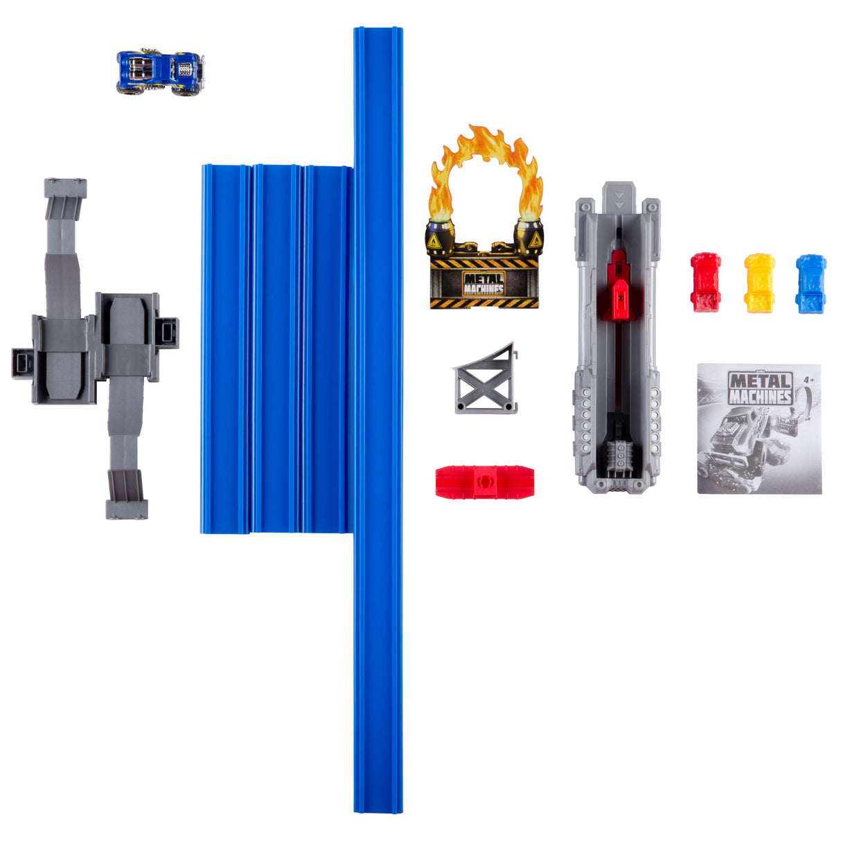 Jeux de construction - ZURU - Road Rampage Playset - 200 pieces - Snacks a collectionner - 6 modeles