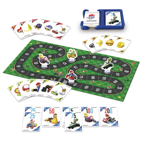 MILLE BORNES MARIO KART 2023 - Jeu de cartes - DUJARDIN - Parcourez les 1000 Bornes aux côtés de Mario et ses amis!