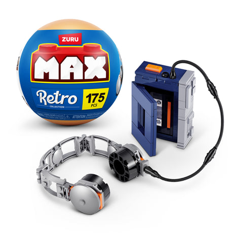 Capsule surprise - Jeu de construction - ZURU - Max Premium Retro S2 - Modele aléatoire - Des 8 ans