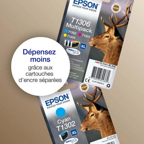 EPSON Cartouche d'encre T1301 Noir - Cerf (C13T13014012)