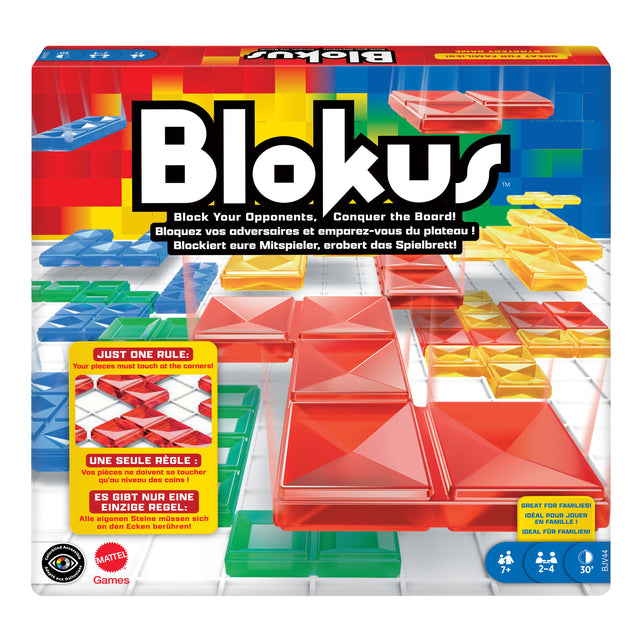 Mattel Games - Blokus - Jeu de Société - 7 ans et + BJV44