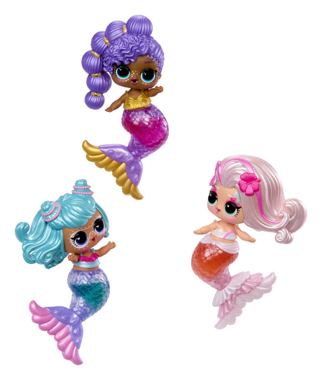 L.O.L. Surprise! - Sirenes  - Brillant a Levres a faire soi-meme, Mélangez et créez du Maquillage, 6 Poupées a Collectionner -  4 an