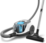 Aspirateur sans sac - PHILIPS - XB2122/09 - Série 2000 - 850W - 77db - Blanc/bleu