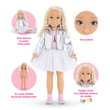 Poupée Mannequin - COROLLE - Valentine Fashion Week Paris - 28 cm - 4 accessoires - Senteur vanille - Des 4 ans