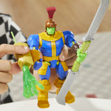 MixMashers Captain America, figurine 12 cm personnalisable a mélanger et combiner avec accessoires, Marvel, des 4 ans