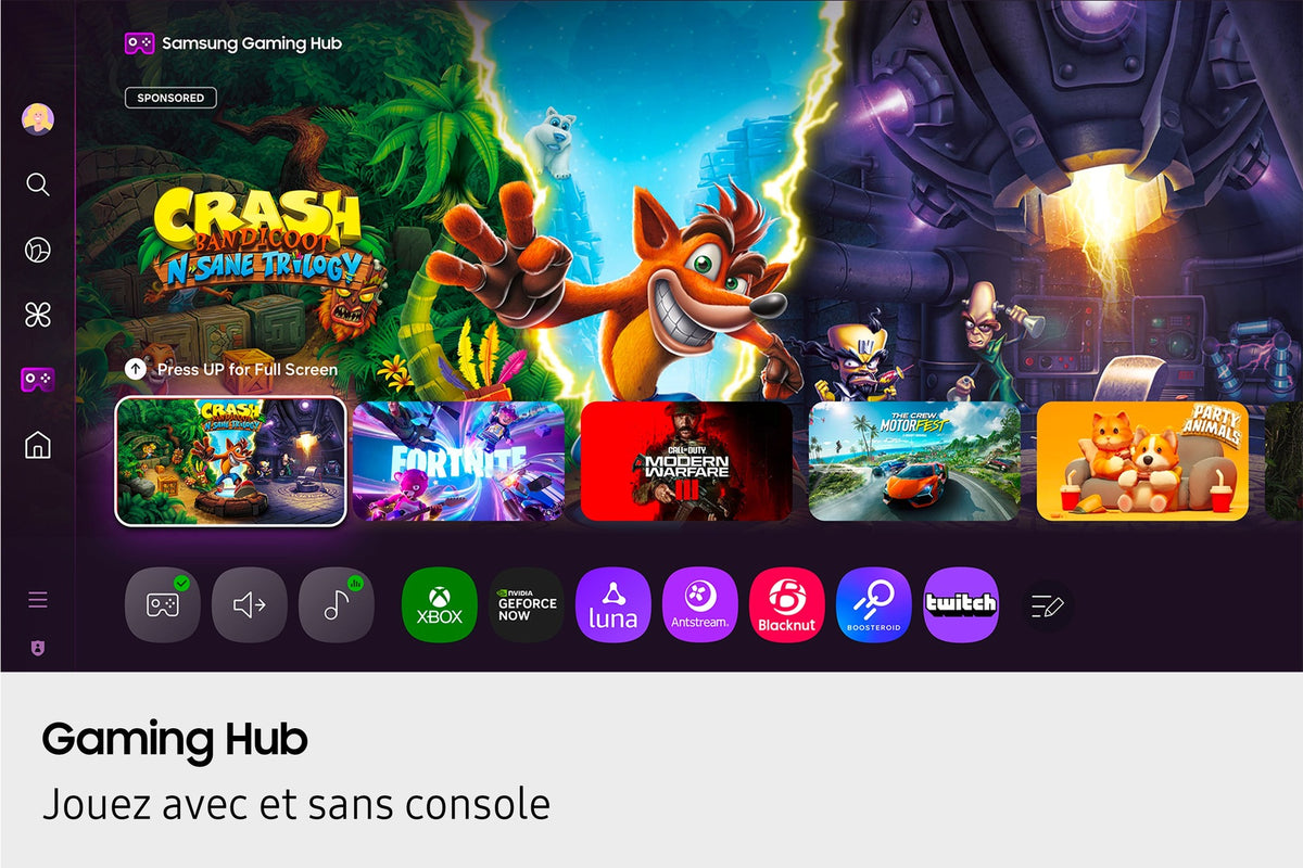 Samsung 70U8005F - TV LED 70 (178 cm) - 4K UHD 3840x2160 - HDR - Smart TV - Gaming Hub - 3xHDMI - WiFi