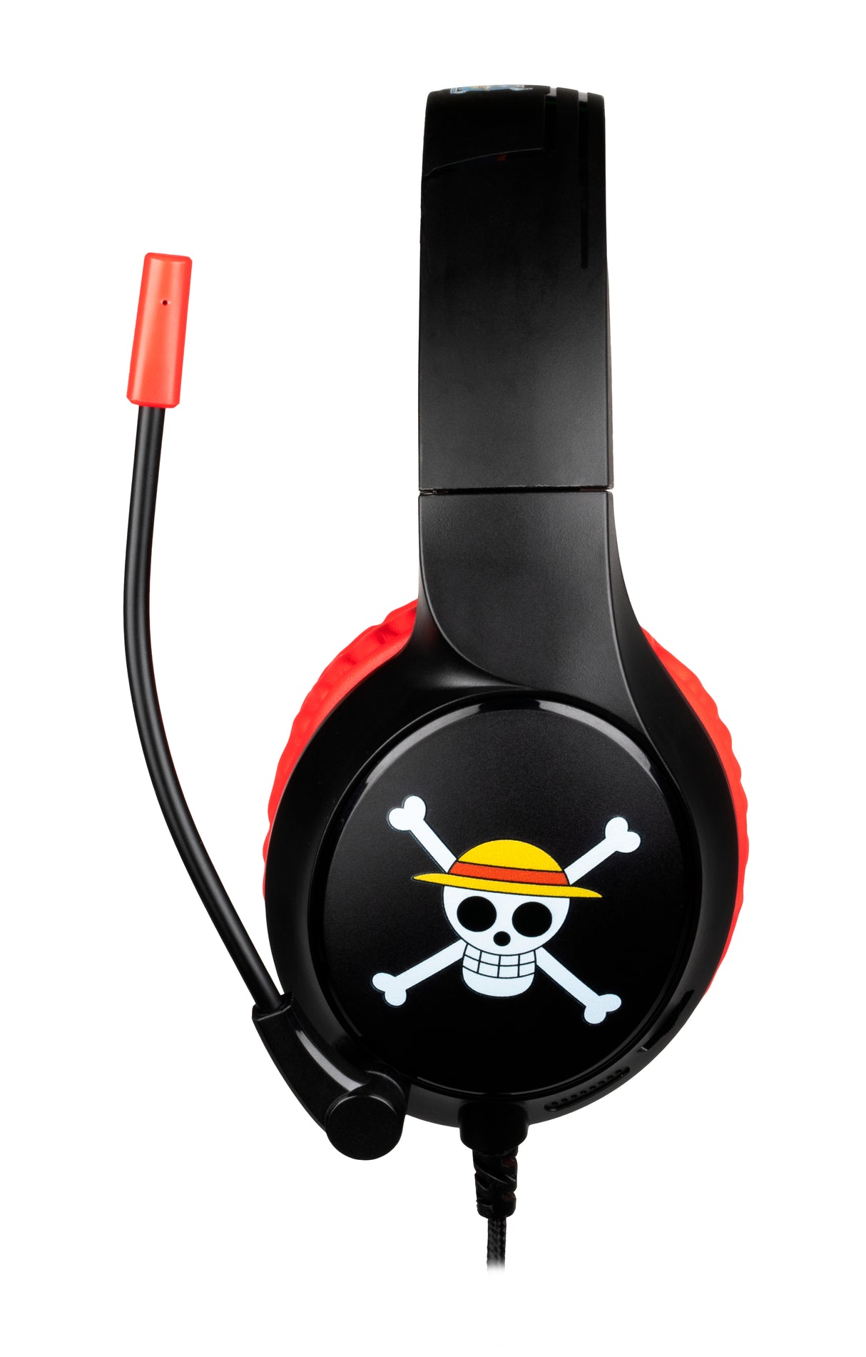 Casque gaming filaire - KONIX - One Piece - PC, PS4, PS5, Switch et Xbox - Microphone - Câble 1,5 m - Prise Jack 3,5 mm - Luffy