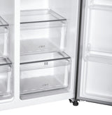 Réfrigérateur Américain - CANDY - CHSBSO-6174XWD - No Frost - Classe E - 529 L - 39 dB - Inox