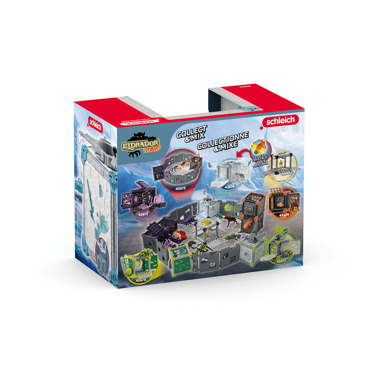 BattleCave Rat de Glace, Extension de l'arene, SCHLEICH 42676 Eldrador Creatures, des 7 ans