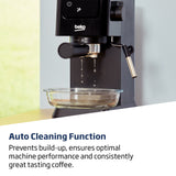 Machine expresso manuelle - BEKO - CEP5302B - 1628 W - 1,1 L - Noir