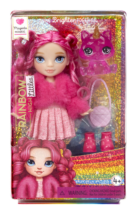 Rainbow High Littles - Poupée 15cm + animal de compagnie - Rose - Des 4ans