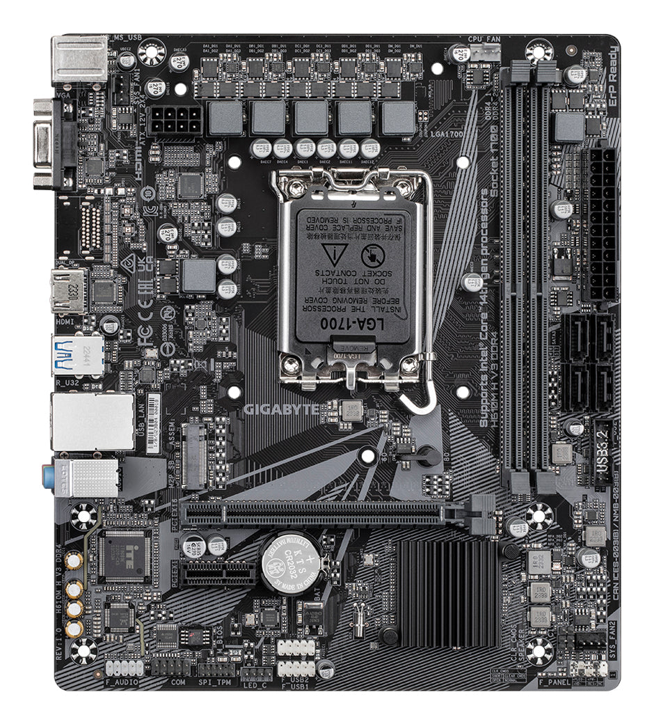 Carte Mére Gigabyte H610M H V3 DDR4 (Intel LGA 1700) Micro ATX
