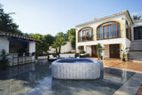 Spa gonflable BESTWAY - Lay-Z-Spa San Fransisco - Hydrojets - 230 x 230 x 71 cm - 5 a 7 places - Carré (couverture, 5 appuie-tete)