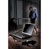 Kensington, Tapis de souris avec repose-poignet, Duo gel, Noir et rouge