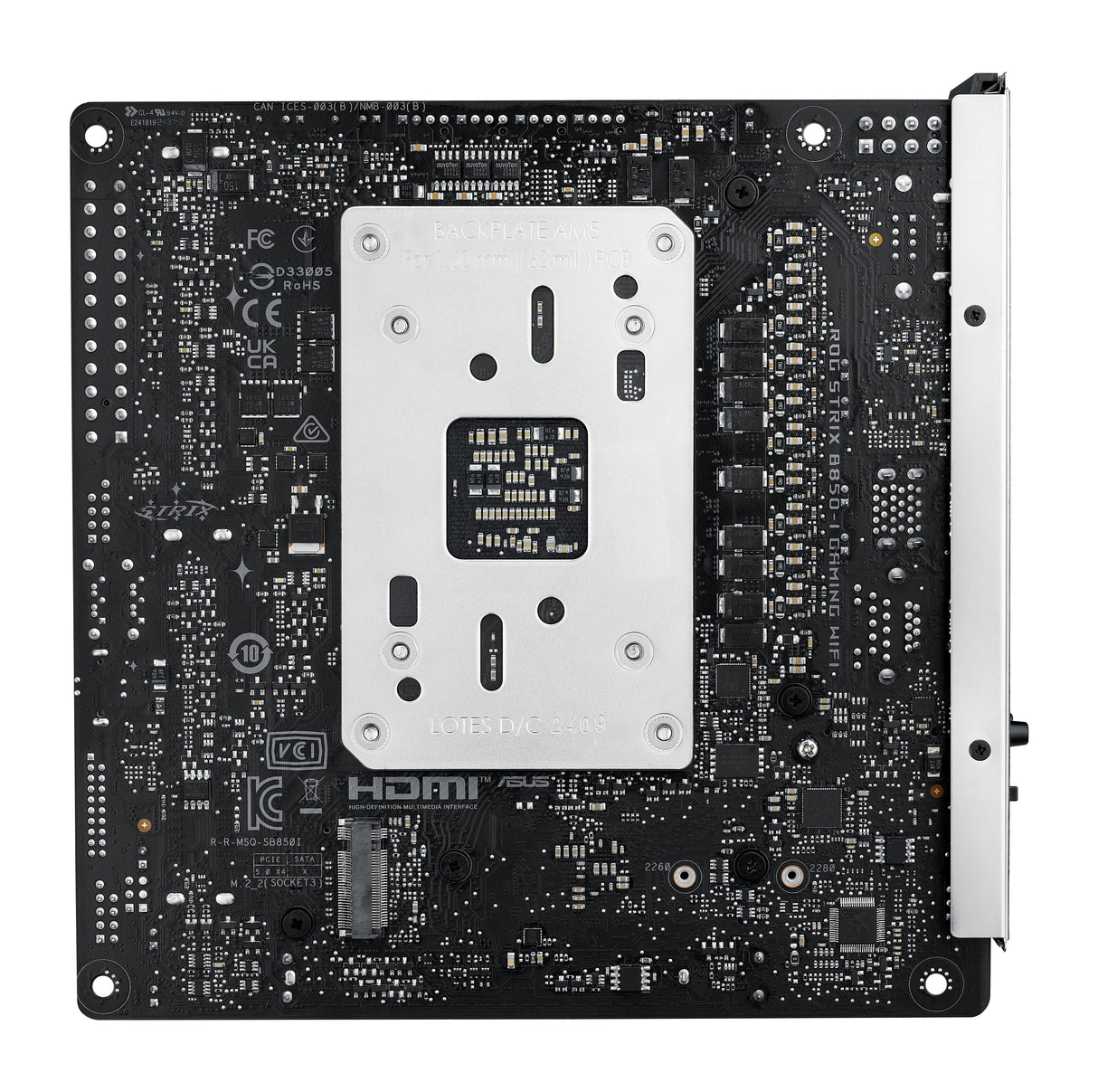 Carte mere - ASUS - ROG STRIX B850-I GAMING WIFI - AMD B850 - Emplacement AM5 mini ITX