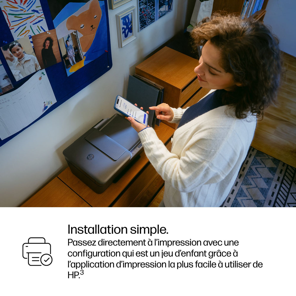 Imprimante tout-en-un HP DeskJet 4330 jet d'encre couleur - 3 mois d'Instant ink inclus avec HP+