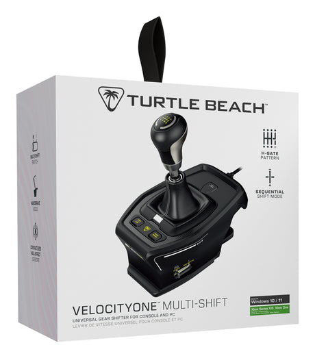 Levier de vitesse et frein a main universel - TURTLE BEACH - TBS-0001-05 - VelocityOne™ Multi-Shift - Noir
