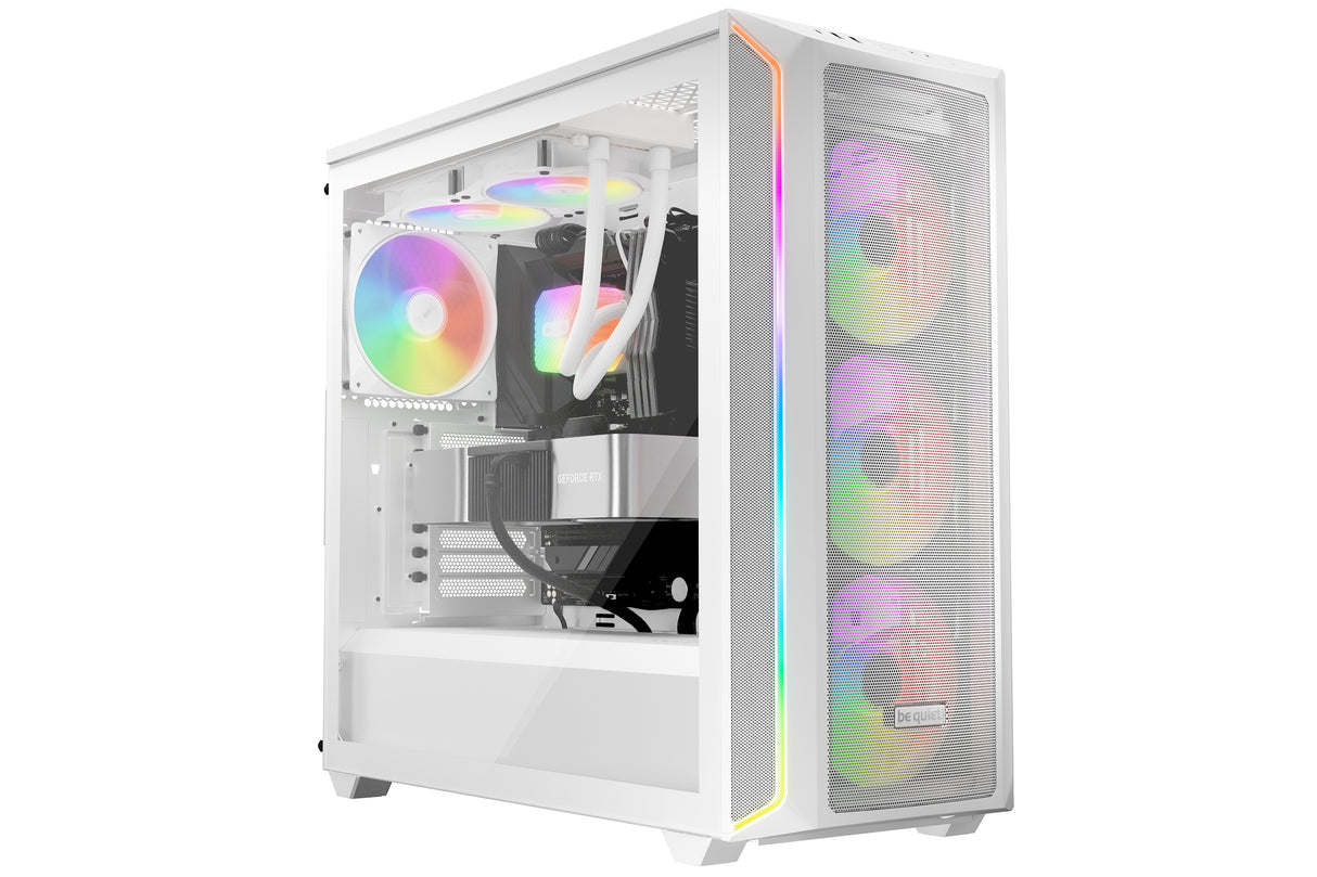 Lot de 3 Ventilateurs de boitier be quiet! Light Wings LX High Speed RGB - 14cm (Blanc)