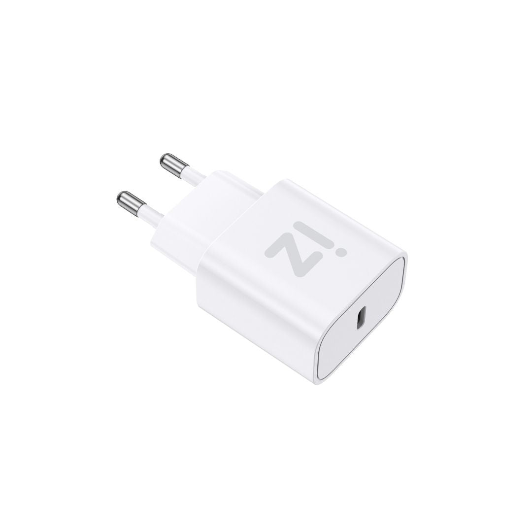 Chargeur secteur IZZY 1 port USB C - 20W - blanc