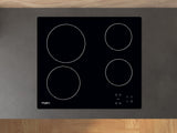 Plaque de cuisson Vitrocéramique WHIRLPOOL AKT8090NE - 4 zones - 6200W - L58 x P51cm - Noir