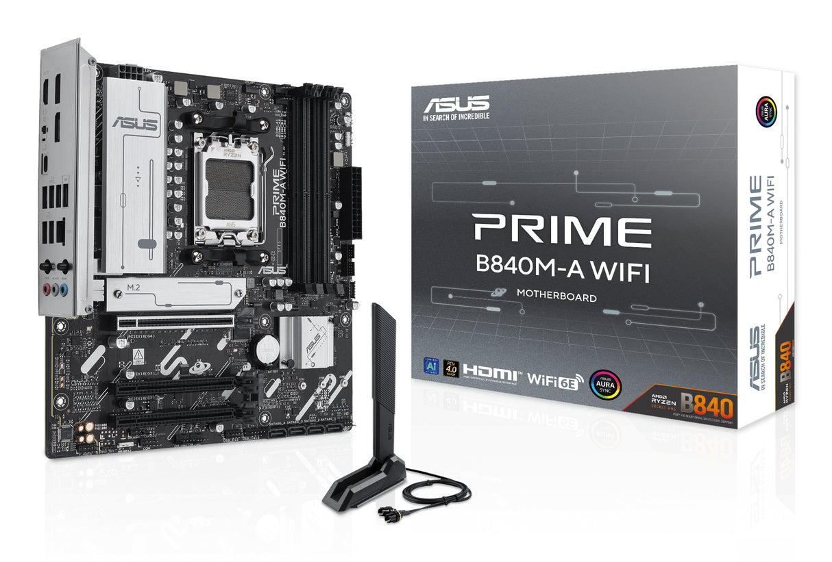 Carte Mère Asus Prime B840M-A WiFi (AMD AM5) Micro ATX