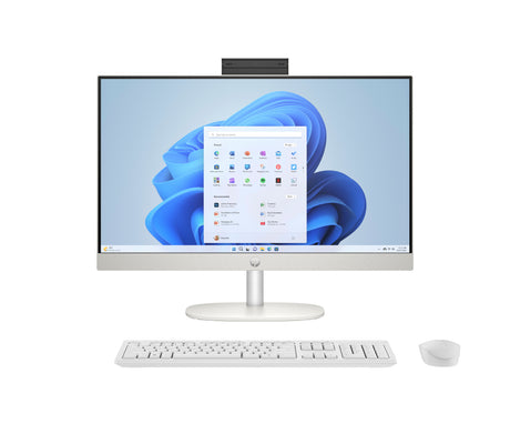 PC Tout-en-un HP 24-cr0090nf - Windows 11 - 23,8 FHD IPS - Ryzen 5 7520U - RAM 16Go - 512Go SSD - Clavier et souris sans fil