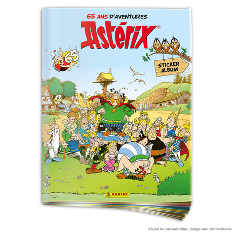 Album - PANINI - Astérix (65eme anniversaire) - 264 stickers, brillants et métal