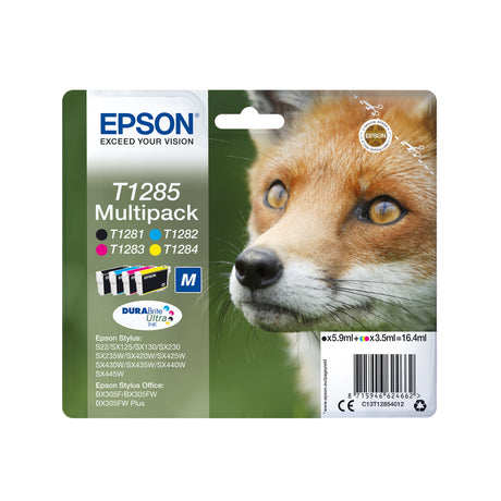 EPSON Cartouche d'encre T1281 Noir - Renard (C13T12814012)