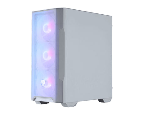 Boitier Moyen Tour ATX MSI Mag Forge M100R RGB avec panneau vitré (Blanc)
