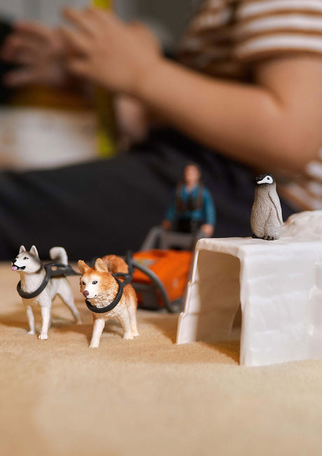 Coffret Expédition en Antarctique, figurines animaux sauvages, Schleich 42558 Wild Life, Pour enfant des 3 ans