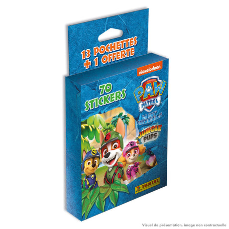 Blister 13+1 pochettes - PANINI - La Pat' Patrouille Mission Jungle - 70 stickers
