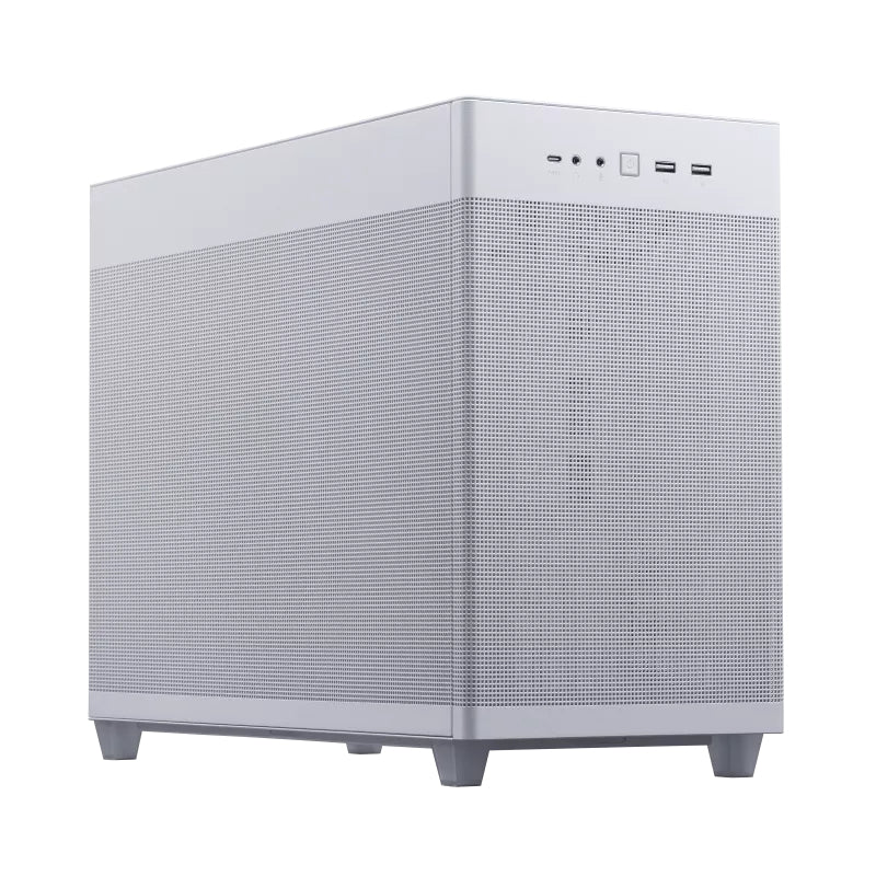 Boitier Mini Tour Micro ATX Asus Prime AP201 avec panneau vitré (Blanc)