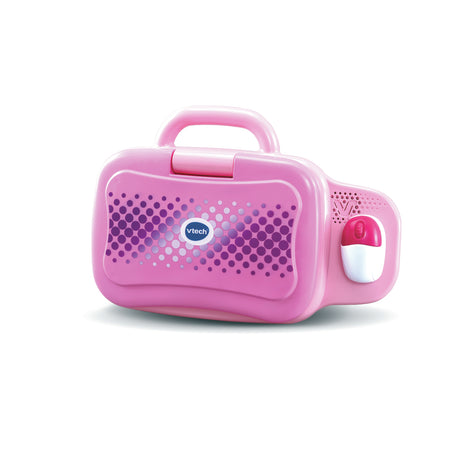 Ordinateur éducatif VTECH ORDI GENIUS PRO ROSE pour enfants de 3 a 7 ans avec souris et 20 activités incluses