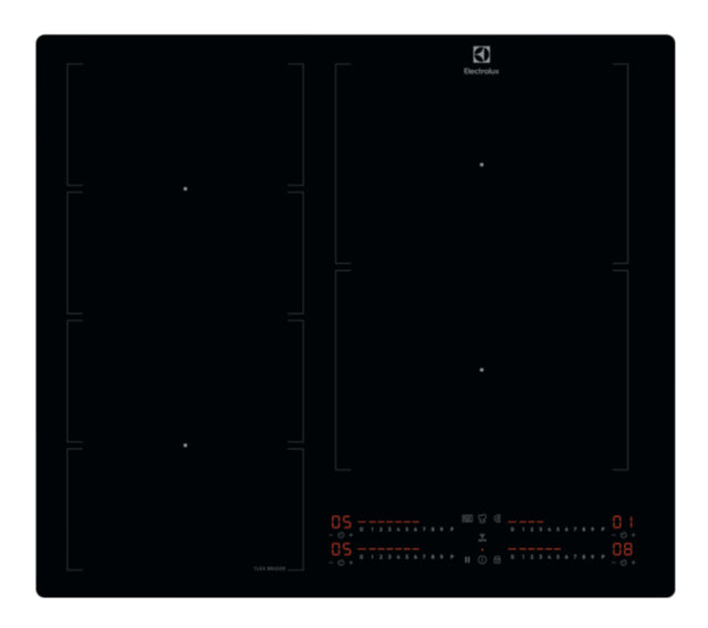 Plaque a Induction - ELECTROLUX - EIV66453I - 4 Foyers - 7350 Watts - Verre Trempé