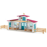 Centre équestre modulable de Lakeside pour chevaux, coffret figurines avec 115 éléments, Schleich 42567 Horse Club
