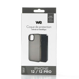 WE Coque colorée protection METALLIQUE IPHONE 12 / 12 PRO Noir