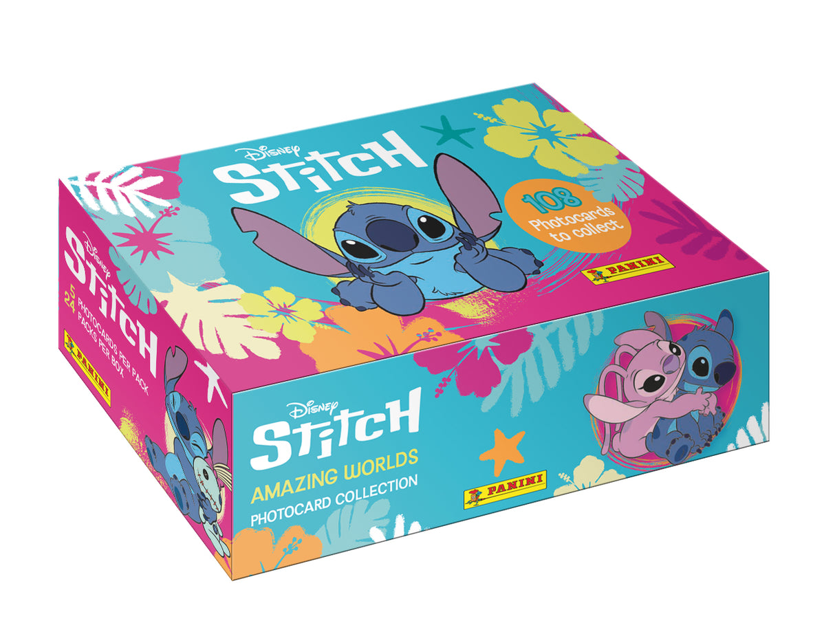 Boîte - PANINI - STITCH PHOTOCARDS - 24 pochettes - 120 cartes