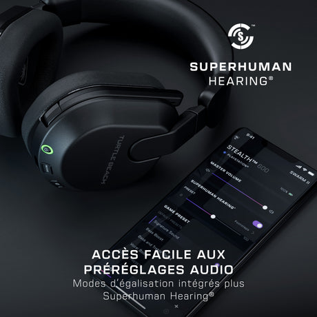 Casque de gaming multi-plateforme sans fil - TURTLE BEACH - Stealth™ 600 XB (Gen 3) - Noir