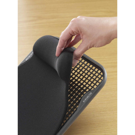 Kensington Tapis de souris en gel - Réglable en hauteur - Noir