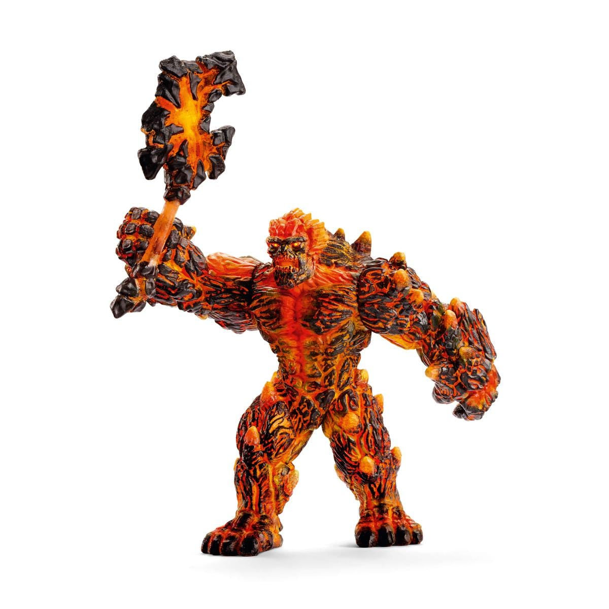 Golem de lave avec arme, Schleich 42447 Eldrador Creature, Figurine d'action tres durable, Des 7 ans
