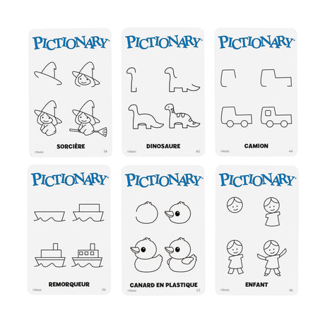 Pictionary-Jeu De Société Familial Pour Enfants Et Adultes - 8 ans+- JDX98