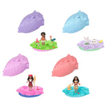 Coquillage Océan Surprise Vaiana, Modele aléatoire figurines et accessoires, Petite poupée ou figurines d'animaux avec sable a model