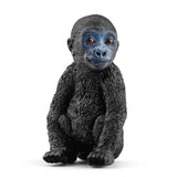 Figurine famille de Gorilles des Plaines, avec 1 maman gorille et ses 2 bébés, pour enfants des 3 ans - Schleich 42601 Wild life