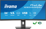 Ecran incurvé 34" Iiyama ProLite XCB3494WQSU-B1 UWQHD 120Hz (Noir)