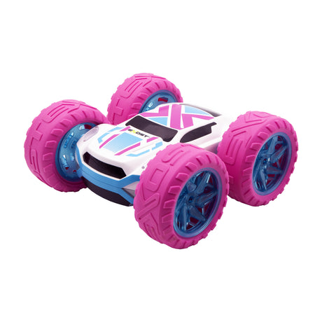 Voiture radiocommandée - EXOST - 360 Cross MX - Echelle 1/18 - 2,4 GHz - Batterie rechargeable - Rose - Des 5 ans