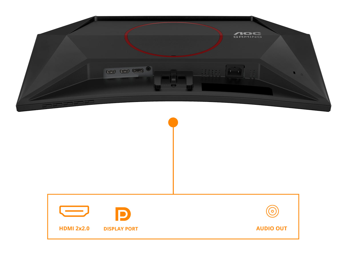 Ecran PC Gamer incurvé - AOC - 24'' - FHD - 180Hz - Dalle VA - 0,5ms - C24G42E